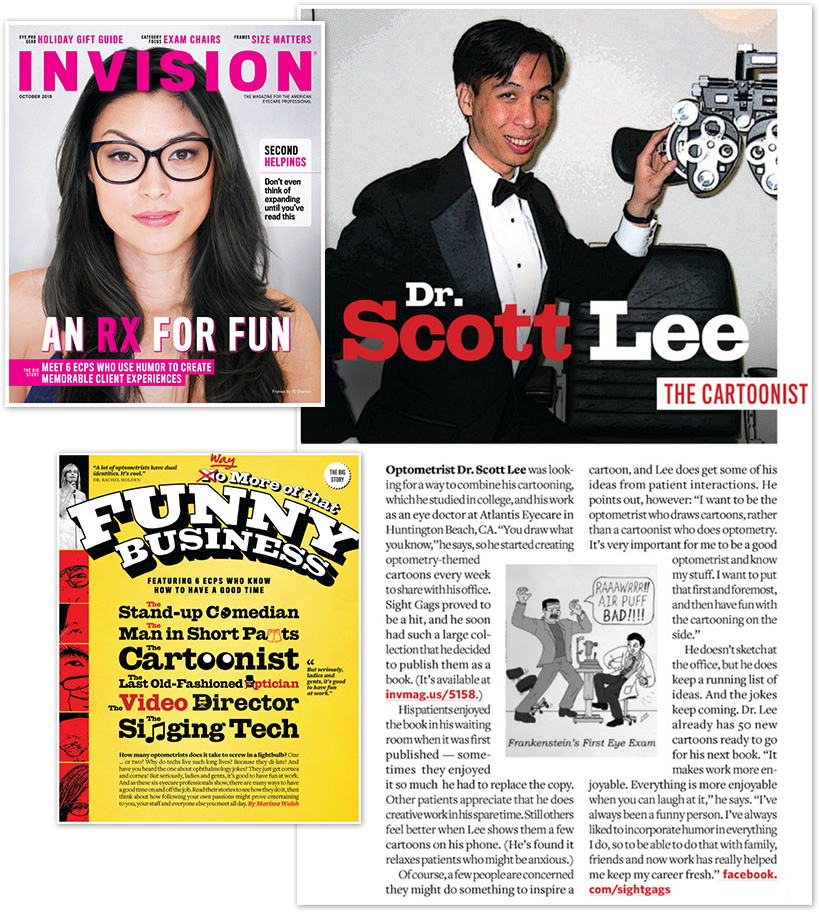 Dr. Scott Lee in Invision Magazine